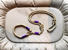 Lade das Bild in den Galerie-Viewer, BEISPIELBILDER Tauleinensets-, Leinen- und Halsbänder