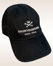 Lade das Bild in den Galerie-Viewer, Basecap schwarz mit silberfarbener Stickerei