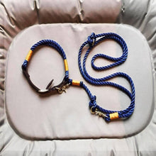 Lade das Bild in den Galerie-Viewer, Halsband blau