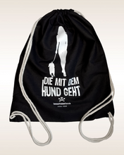 Lade das Bild in den Galerie-Viewer, 'DIE MIT DEM HUND GEHT' Tragebeutel